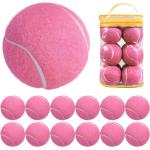 Tenisové míčky v růžové barvě z kaučuku 