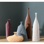 Vázy v kávové barvě v moderním stylu z keramiky 