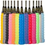 Badmintonové rakety v růžové barvě z koženky 
