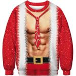 Nová kolekce: Dámské Vánoční svetry vícebarevné ve velikosti 10 XL s kulatým výstřihem vánoční plus size 