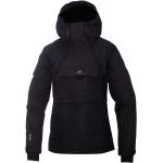 Dámské Zimní bundy s kapucí 2117 OF SWEDEN Prodyšné v černé barvě v elegantním stylu z polyesteru ve velikosti M se sněžným pásem 