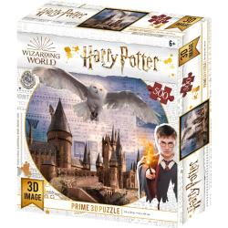 3D Puzzle Harry Potter - Bradavice a Hedvika, 500 dílků