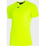 Pánská  Sportovní trička 4F v zelené barvě z polyesteru ve velikosti XXL  strečová  ve slevě plus size 