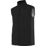 Pánské Vesty 4F Nepromokavé Prodyšné v černé barvě ve velikosti XXL s kapucí ve slevě plus size 