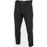 Pánské Outdoorové kalhoty 4F v černé barvě ze softshellu ve velikosti XXL ve slevě plus size 