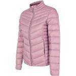 Dámské Zimní kabáty 4F v růžové barvě ve velikosti M 