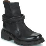 Dámské Kotníkové boty A.S.98 v černé barvě ve velikosti 40 s výškou podpatku 5 cm - 7 cm 