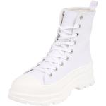Dámské Kotníčkové boty na podpatku About You v bílé barvě ze syntetiky ve velikosti 42 s výškou podpatku do 3 cm ve slevě 