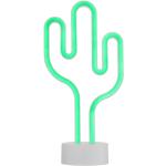 Svítidla  Aca Lighting v zelené barvě na baterie s motivem kaktus 