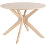 Jídelní stoly Actona Company v béžové barvě v moderním stylu ze dřeva kulaté dýhované 
