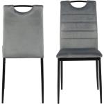 Jídelní židle Actona Company v šedé barvě v moderním stylu čalouněné 