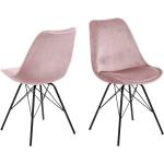Designové židle Actona Company v růžové barvě ve skandinávském stylu 