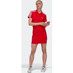 Dámské Sportovní polokošile adidas Adicolor v červené barvě z bavlny ve velikosti 7 XL ve slevě 