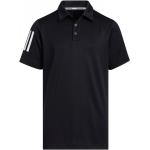 Dětská trička s krátkým rukávem Chlapecké v černé barvě s pruhovaným vzorem ve slevě od značky adidas Junior z obchodu DragonSport.cz 
