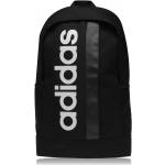 adidas Linear Backpack Black/White One Size