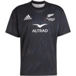 Dětská trička s krátkým rukávem adidas All Blacks v bílé barvě s motivem All blacks ve slevě 