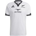Pánské Fotbalové dresy adidas All Blacks v bílé barvě ve velikosti XXL s krátkým rukávem s motivem All blacks ve slevě plus size 