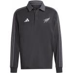 Nová kolekce:  Trička s knoflíčky adidas All Blacks v černé barvě z bavlněné směsi s motivem All blacks ve slevě 