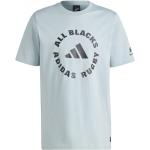 Nová kolekce:  Trička s kulatým výstřihem adidas All Blacks v šedé barvě z bavlny ve velikosti M s krátkým rukávem s kulatým výstřihem s motivem All blacks ve slevě 
