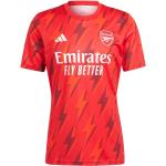 adidas Arsenal Pre Match Shirt 2023 2024 Adults Scarlet Red S