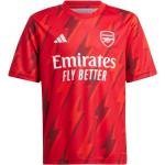 adidas Arsenal Pre Match Shirt 2023 2024 Juniors Scarlet Red 11-12 Years