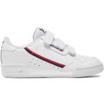 Dětské Kožené tenisky adidas Continental 80 v bílé barvě z kůže ve velikosti 33 ve slevě 