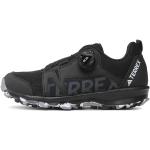 Dětské Krosové běžecké boty adidas Terrex Agravic v černé barvě ve velikosti 35 se zapínáním Boa ve slevě 