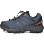 Dětské Nízké trekové boty adidas Terrex v modré barvě Gore-texové ve velikosti 34 ve slevě 