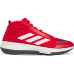 Pánské Basketbalové boty adidas Originals v červené barvě z gumy ve slevě 