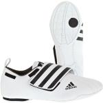 Dětské Boxerské boty adidas Pro v bílé barvě z koženky ve velikosti 38,5 na zip 
