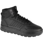 Pánské Kožené kotníkové boty adidas v černé barvě 