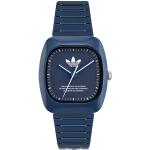 Dámské Náramkové hodinky adidas Originals v modré barvě v retro stylu ve slevě s analogovým displejem 