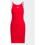 Dámské Letní šaty adidas Adicolor v červené barvě ve velikosti M ve slevě 