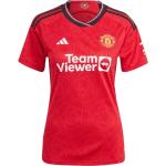 Dámské Fotbalové dresy adidas Team v červené barvě ve velikosti XXL s motivem Manchester United ve slevě 