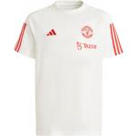 Nová kolekce: Dětské oblečení adidas Core v bílé barvě sportovní s motivem Manchester United ve slevě 