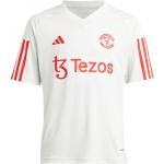 Dětská sportovní trička adidas Core v bílé barvě s motivem Manchester United 