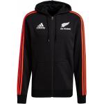 adidas New Zealand All Blacks Full Zip Hoodie Mens Black/Carbon Small