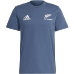 adidas New Zealand All Blacks T Shirt 2022 2023 Mens Steel/White S