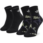 Dětské ponožky adidas Originals v černé barvě v moderním stylu s maskáčovým vzorem 