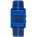 Pánské Náramkové hodinky adidas Originals v modré barvě v retro stylu s analogovým displejem 
