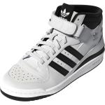 Kotníčkové boty na podpatku adidas Originals v bílé barvě z hladké kůže s výškou podpatku do 3 cm 