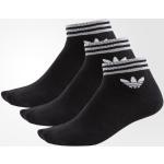 Kotníkové ponožky adidas Originals Trefoil v černé barvě z bavlny ve velikosti 38 ve slevě 