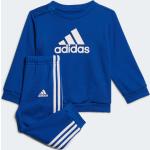 Dětské sportovní kalhoty adidas Performance v modré barvě z froté ve velikosti 68 ve slevě 