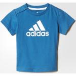 Dětská trička adidas Performance v modré barvě ve velikosti 4 roky ve slevě 