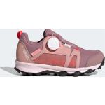 Dětské Běžecké boty adidas Performance v růžové barvě z látky se zapínáním Boa ve slevě 