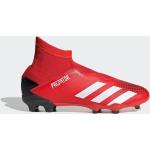 adidas Predator 20.3 Laceless Childrens FG Football Boots Red/White/Black C10 (28)