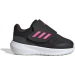 adidas Falcon 3 Infant Running Shoes Black/Pink C5 (21)