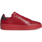 Pánské Retro tenisky adidas Originals v červené barvě semišové ve slevě 