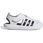 Chlapecké Sandály adidas v bílé barvě ve velikosti 34 ve slevě na léto 