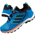 Neutrální béžecké boty adidas Terrex Skychaser v modré barvě Gore-texové ve velikosti 47 